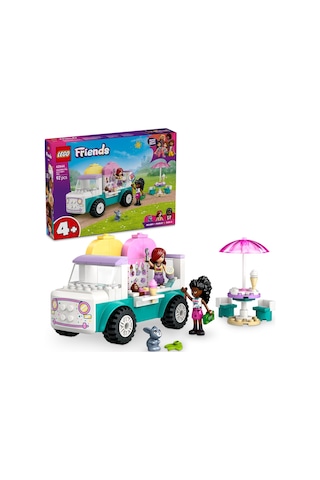 LEGO® Friends Heartlake City Dondurma Kamyonu 42644 - 4 Yaş ve Üzeri Çocuklar için Mini Bebek İçeren Yaratıcı Oyuncak Yapım Seti (92 Parça)