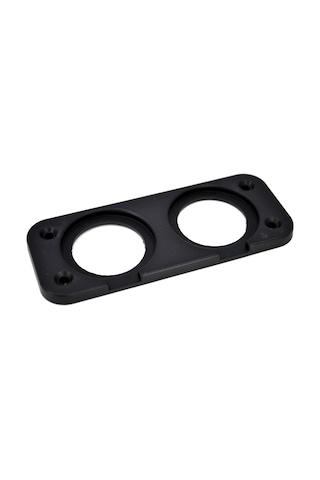 Motoraid 2 Yuvarlak Delikli Pano Montaj Port Plastik Yuva Çakmak Usb Panel