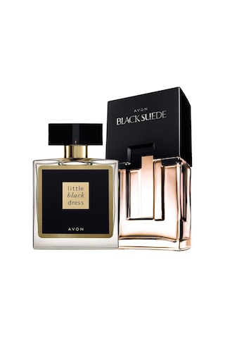 Avon Black Suede Erkek Parfüm + Little Black Dress Kadın Parfüm Seti