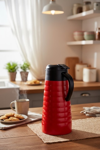 Bernardo Nora 2 Litre Çelik Termos Kırmızı Kırmızı
