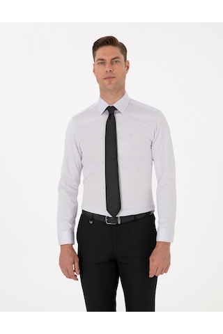Pierre Cardin Erkek Gri Gömlek Basic 50315407-vr024 Gri