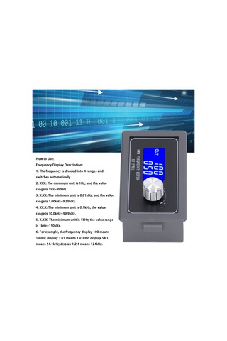 Gajeena Motor Sürme İçin Ayarlanabilir Lcd Ekranlı Pwm Kare Dalga Sinyal Jeneratörü