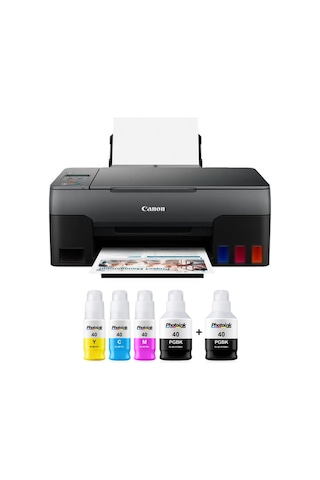 Canon Pixma G3460 WIFI Mürekkep Püskürtmeli Çok Fonksiyonlu Yazıcı (Bitmeyen Kartuşlu)