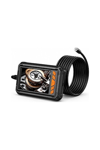 Ayrex 10 Metre Tek Kameralı Endoskop Kamera 1080p Hd Led Aydınlatmalı Sert Kablolu Yeni