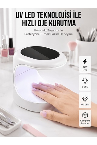 Protez Tırnak Kurutucu Kalıcı Oje Led Oje Kurutucu Uv Işınlı Taşı 78390029