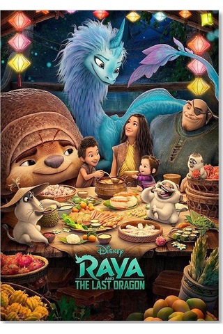 Cakasepetim Raya Ve Son Ejderha Tanrısı Film Görseli Ahşap Mdf Tablo
