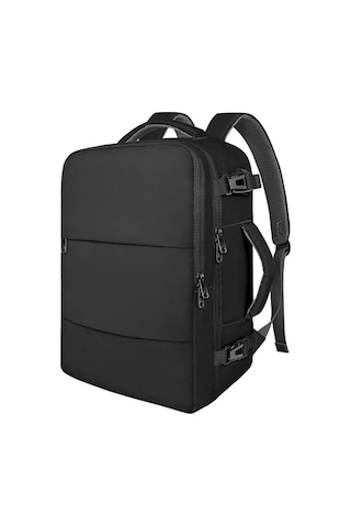 Tenfowee Kadınlar İçin Usb Şarj Portlu Ve Ayakkabı Çantası Dahil 15.6 İnç Laptop Sırt Çantası, Hiking Ve İş Seyahati İçin Siyah