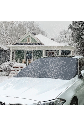 Youtek Manyetik Ön Cam Koruması Kar, Buz Ve Güneşe Karşı Tam Koruma Çoğu Araç İçin Uygun