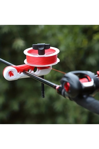 Elmpaly Portable Line Winder Makinesi 1pc White Purple Balık Olta Makarası Sarıcı Taşınabilir Spinning Baitcasting Spooling Carp Ekipmanı