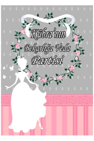 Bekarlığa Veda Ve Kına Afiş,karşılama Panosu Branda Kişiye Özel S