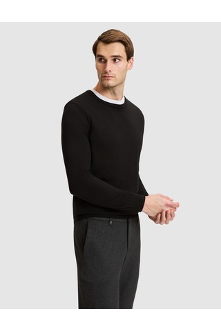 Pierre Cardin Siyah Slim Fit Basic Kazak 50331501-vr046