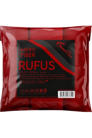 Smartbee Rufus 3'Lü Mikrofiber Lazer Cila Bezi 40X40Cm 320Gsm