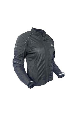 Forte Gt 2001057 Dark Night 4 Mevsim Kadın Motosiklet Montu Siyah