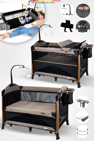 Baby Home 620 Lora-co 70x110 Bebek Oyun Parkı  Anne Yanı Beşik