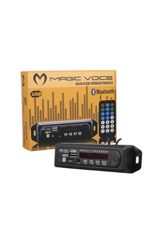 Sh Magicvoice Usb-400 Bluetooth-aux-usb-sd-mmc Kumandalı Oto Teyp Çevirici Dijital Player Najmaddin