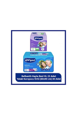 Canped Hasta Bakım Seti Xl -belbantlı Bezi & Yatak Örtüsü Diğer