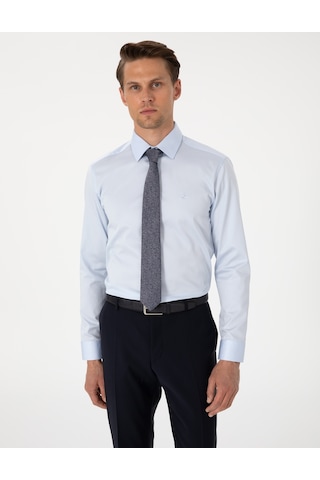 Pierre Cardin Erkek Açık Mavi Gömlek Basic 50305127-vr003 Açik Mavi
