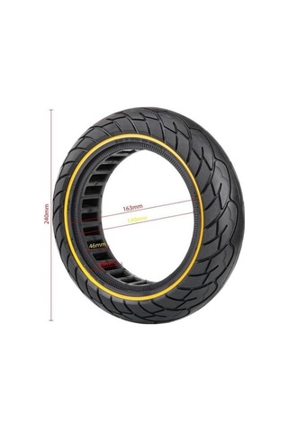 10 2.5 Inç Petekli Dolgu Lastik Citymate Pro 500 Citymate Pro 450 Uyumlu