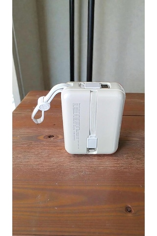 H21 Mini Boy 10000 Mah Power Bank Pd 20w Ve Usb 22.5w Fast Hızlı Şarj Dahili Type C Ve Lightning Kablolu Dünya Sta