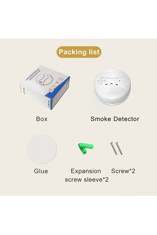 Fortunelane Akıllı Yangın Alarmı: Duman Tespiti, 85db Ses & Işık, 1 Yıl Pil Ömrü, Ev/ticari Kullanım