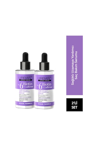 Expert No.6 Biotin Caffeine Dökülme Karşıtı Saç Bakım Serum Seti 2x50 Ml -vegan