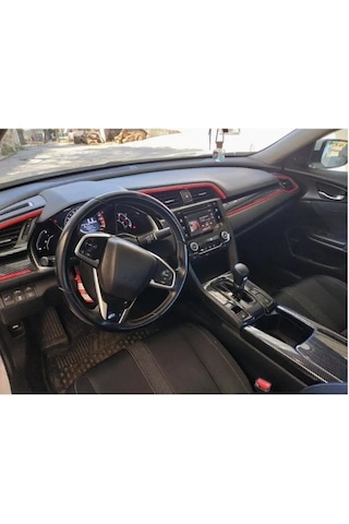Honda Civic 2016-2021 İçin 10. Nesil Panel Kaplama 11 Parça Karbon Kalın Malzeme