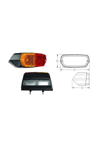 Fiat 450, 640 Arka Stop Lambası Sol 4247208