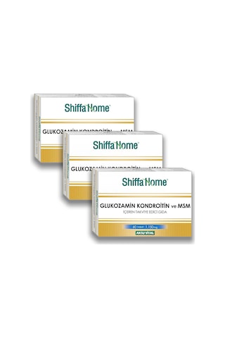 Aksuvital Shiffa Home Glucosamine Chondroitine Msm 3 x 60 Tablet
