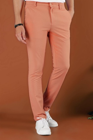 Efor Slim Fit Beli Lastikli Gofre Kumaş Mercan Spor Pantolon P 1126 Mercan