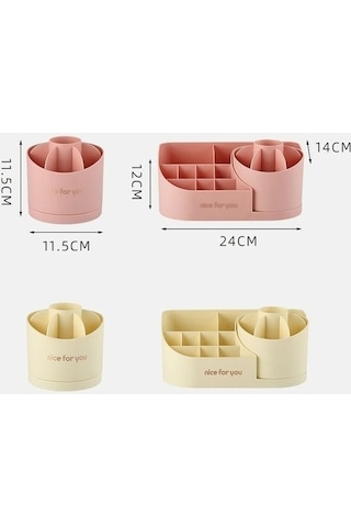 Tongxida Bosphorusboutique Xn Sones Saklama Ruj, Beyaz Masaüstü Makyaj Kutusu, Model Masaüstü Kozmetik Kovası, Kombine Fırças Diğer