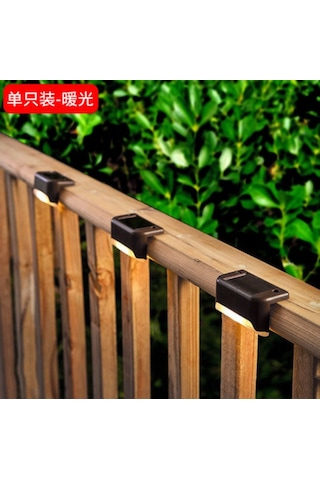 Jeehugo Siyah Kasa Islak Işık Güneş Enerjili Duvar Lambası - Bahçe Merdiven Teras Peyzaj Aydınlatması Diğer