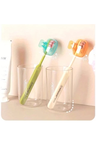 Willowhaven 9 Parça Renkli Seyahat Diş Fırçası Kılıfı Seti - Kurutma Delikli Taşınabilir Koruma