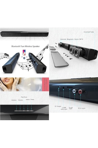 Motion W Soundbar Kablosuz Bs-28b Bluetooth Arion 20 Vo