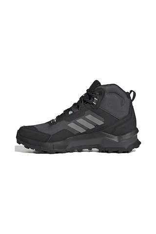 Adidas Terrex Ax4 Mid Goretex Womens Boat Su Geçirmez Nefes Alan Bilekli Trekking Kadın Bot Gri Gri
