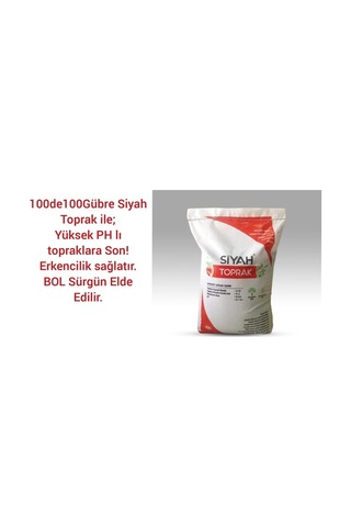 Siyah Toprak Düzenleyici Orgomineral Gübre 20 KG Çuval