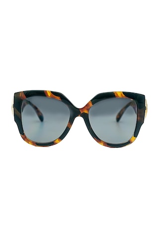 Gucci Gg 1407s 002 54 Kadın Kare Kırçıllı Kahverengi Kemik Güneş Gözlüğü