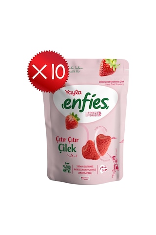 Yayla Enfies Freeze Dried Çilek 15 G X10 150 G
