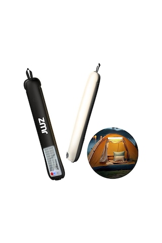 Ayt Zmr-385 Katlanır Şişirilebilir Beyaz Ledli Aydınlatma Tüpü Usb Ve Solar Güneş Enerjisi Şarjlı Armatür Kamp Lambası Beyaz