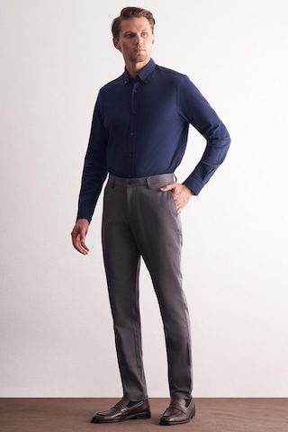 İmza Antrasit Yan Cep Düz Paça Pamuklu Comfort Fit Chino Casual Pantolon 1003255166 Antrasit