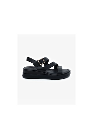Greyder Kadın Siyah Hakiki Deri Sandalet 5y2cs59265 Siyah