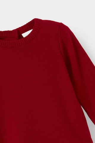 Defacto Kız Bebek Bisiklet Yaka Triko Kazak X8187a225aurd79 Kırmızı