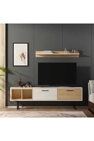 Enna Tv Ünitesi Beyaz Safirmeşe