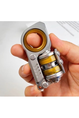Premium Edc Fidget Toy Paslanmaz Çelik Tuning Fork Mekanizmalı Manyetik Metal Yeni Nesil Stres Çarkı