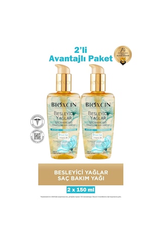 Bioxcin Besleyici Yağlar Saç Bakım Yağı 150 Ml 2 Adet