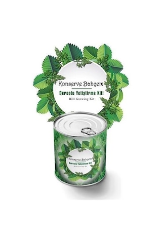 Buffer Konserve Bahçem Evde Konservede Dereotu Yetiştirme Kiti Aparatı Mavi