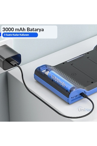 Uninet 15 Metre 3 Kameralı Kayıt Yapabilen Sert Kablolu Endoskop Yılan Kamera