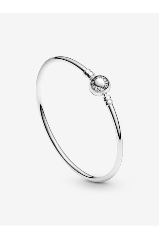 Dora&dora Logo Klipsli Bangle Bileklik 925 Ayar Gümüş 20 Cm Gümüş