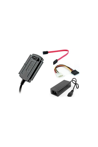Usb Sata Ide Adaptörlü Çevirici Usb To 2.5 / 3.5 / 5.25