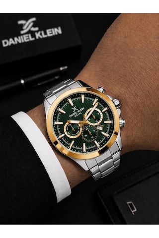 Daniel Klein Premium Çelik Kordon 2 Yıl Garantili 3 Atm Suya Dayanıklı Erkek Kol Saati Edk.r11095.4 Gümüş
