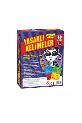 Yasaklı Kelimeler Mini Tahmin Etme Kart Oyunu